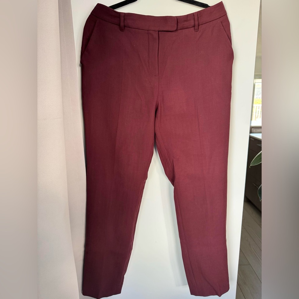 MaxMara Studio maroon pants size 12
